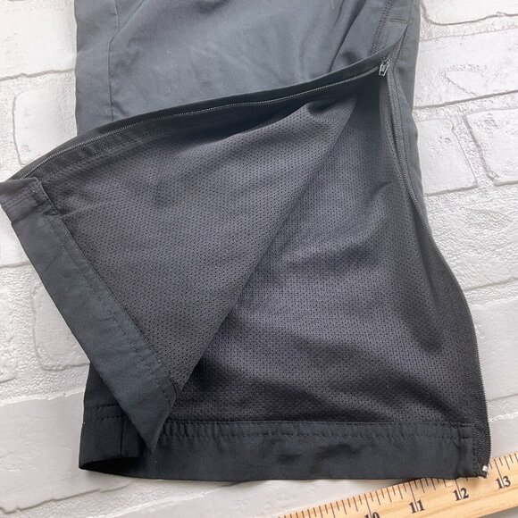 Adidas Pants Men XL Black White 3 Stripe Clima 365 WIndbreaker Mesh Lined‎ VTG - Picture 10 of 11